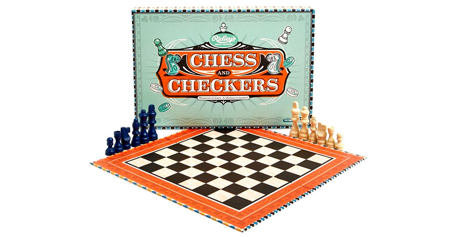 Classic Games - Chess & Checkers - - Fat Brain Toys