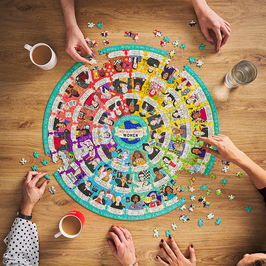 Ridley's Inspirational Women Jigsaw Puzzle 1000 pc Fat Brain Toys