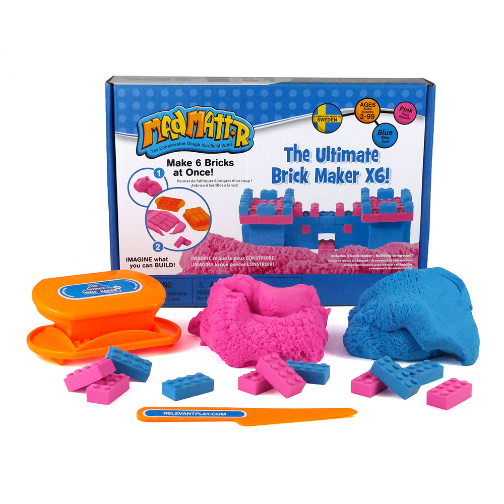 Mad Mattr The Ultimate Brick Maker X6 Box Set - - Fat Brain Toys