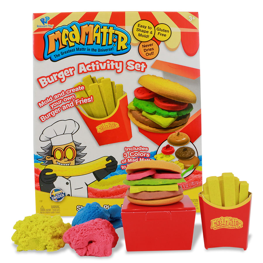 Mad Mattr Burger Activity Set