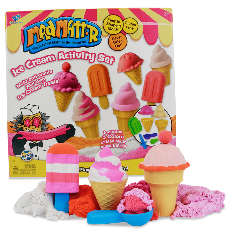 Mad Mattr Ice Cream Activity Set Fat Brain Toys