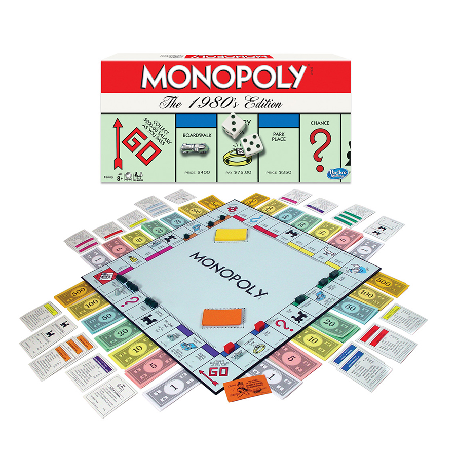 Monopoly The 1980's Edition - - Fat Brain Toys