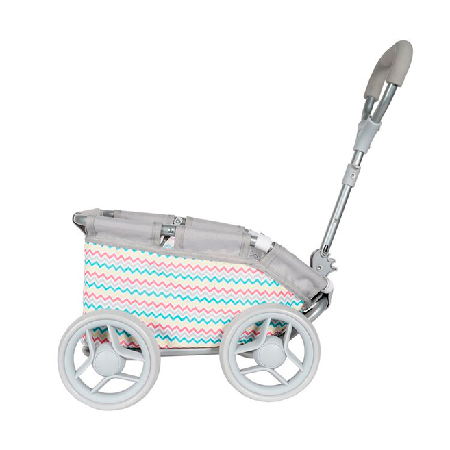 Doll Wagon - Rainbow Zig Zag