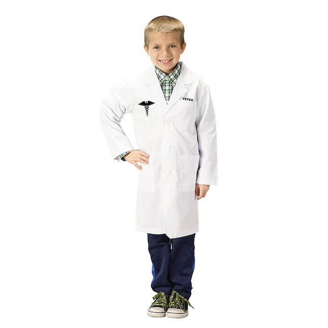 Gå i stykker svag tømrer Personalized Jr. Doctor Lab Coat - Best for Ages 3 to 10