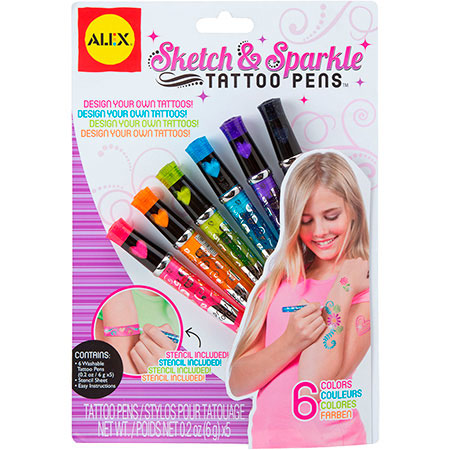 alex sparkle tattoo pens