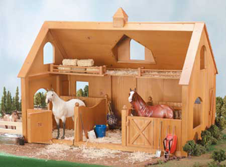 Traditional Deluxe Wood Barn with Cupola - - Fat Brain Toys