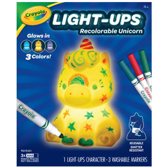 Crayola Light-Ups Unicorn Best Arts Crafts for Ages to