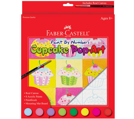 Faber-Castell Paint by Number - Cupcake Pop-art