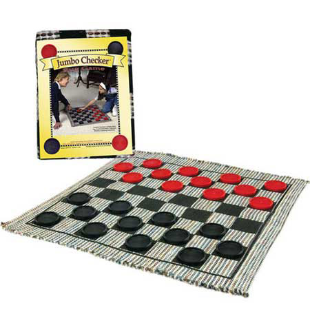 jumbo checker rug game lot of three replacement black pieces. 