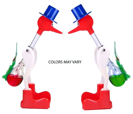 Office Desk Toy MAGIC DRINKING BIRD NOVELTY TOY Retro Gifts Funny 