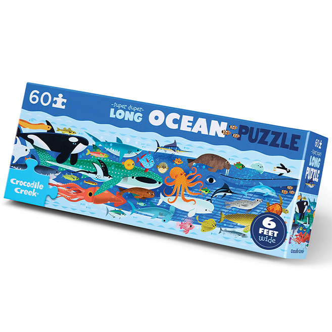 60pc Long Puzzle - Ocean - Best Puzzles for Ages 4 to 7