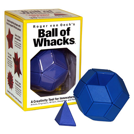 ROGER VON OECH BALL OF WHACKS THREE BLUE REPLACEMENT PIECES 