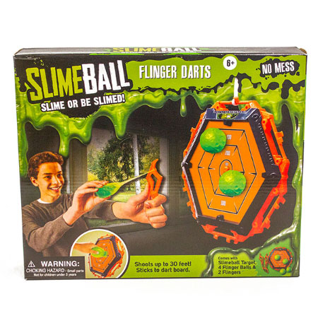 Slimeball Flinger Darts - - Fat Brain Toys