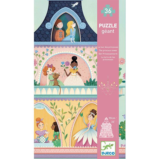 The Princess Tower Giant Floor Puzzle - 36pcs - - Fat Brain Toys