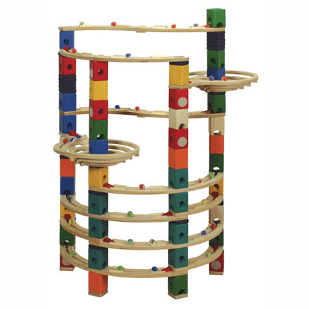 quadrilla marble run twist and rail set