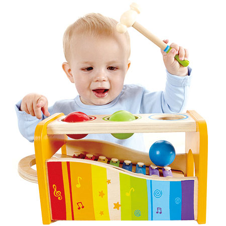 Early Melodies Pound and Tap Bench - - Fat Brain Toys