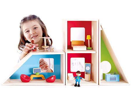 Hape on sale geometric dollhouse