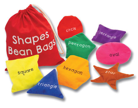 Shapes Bean Bags - - Fat Brain Toys
