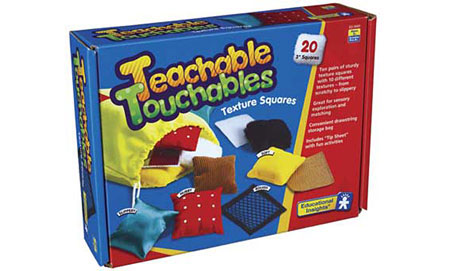 Teachable Touchables Texture Squares - - Fat Brain Toys