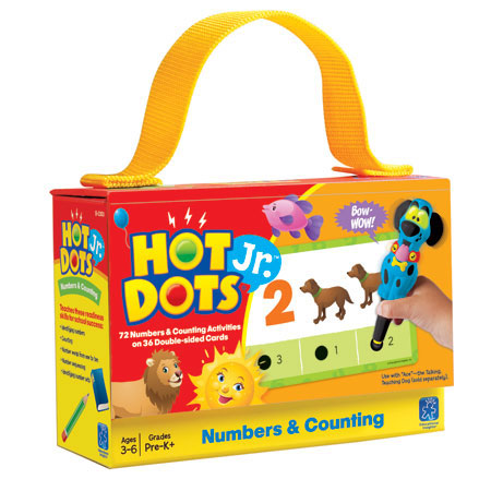 Hot DotsJr. Card Sets, Numbers, Sold as 1 Each