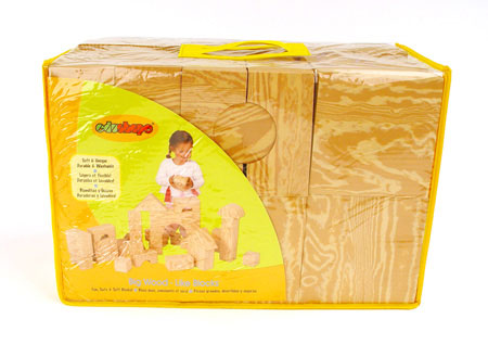 Wood-Like Giant Blocks - - Fat Brain Toys