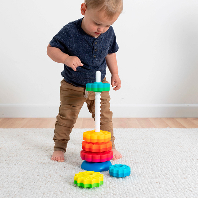 fat brain toys spinagain stacking toy