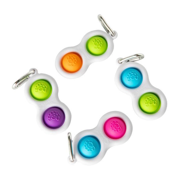 Sensory Fine Motor Skills Stress 3+Years Details about   Simpl Dimpl Keyring by Fat Brain Toys 