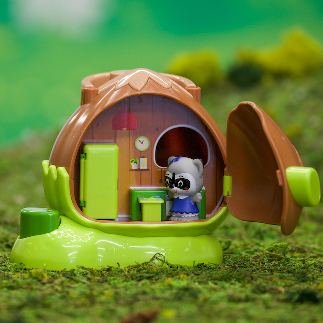 Fat Brain Toy Fa236 Timber Tots Hazelnut House for sale online
