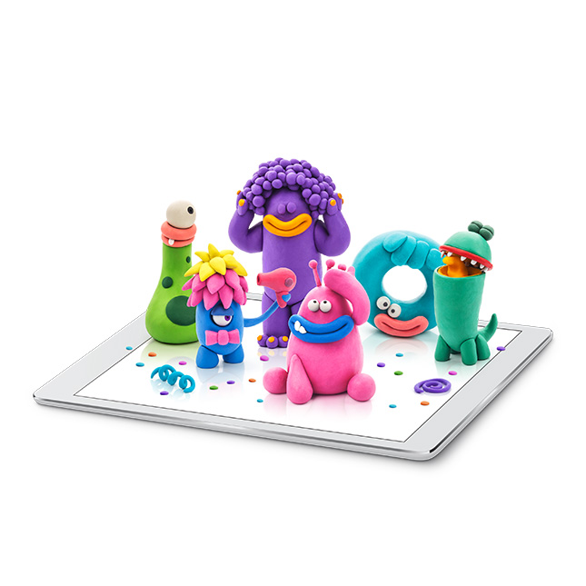  Hey Clay Animals - 18 Can Modeling Air-Dry Clay & Interactive  App - Arts & Crafts for Ages 3 to 11 : Toys & Games