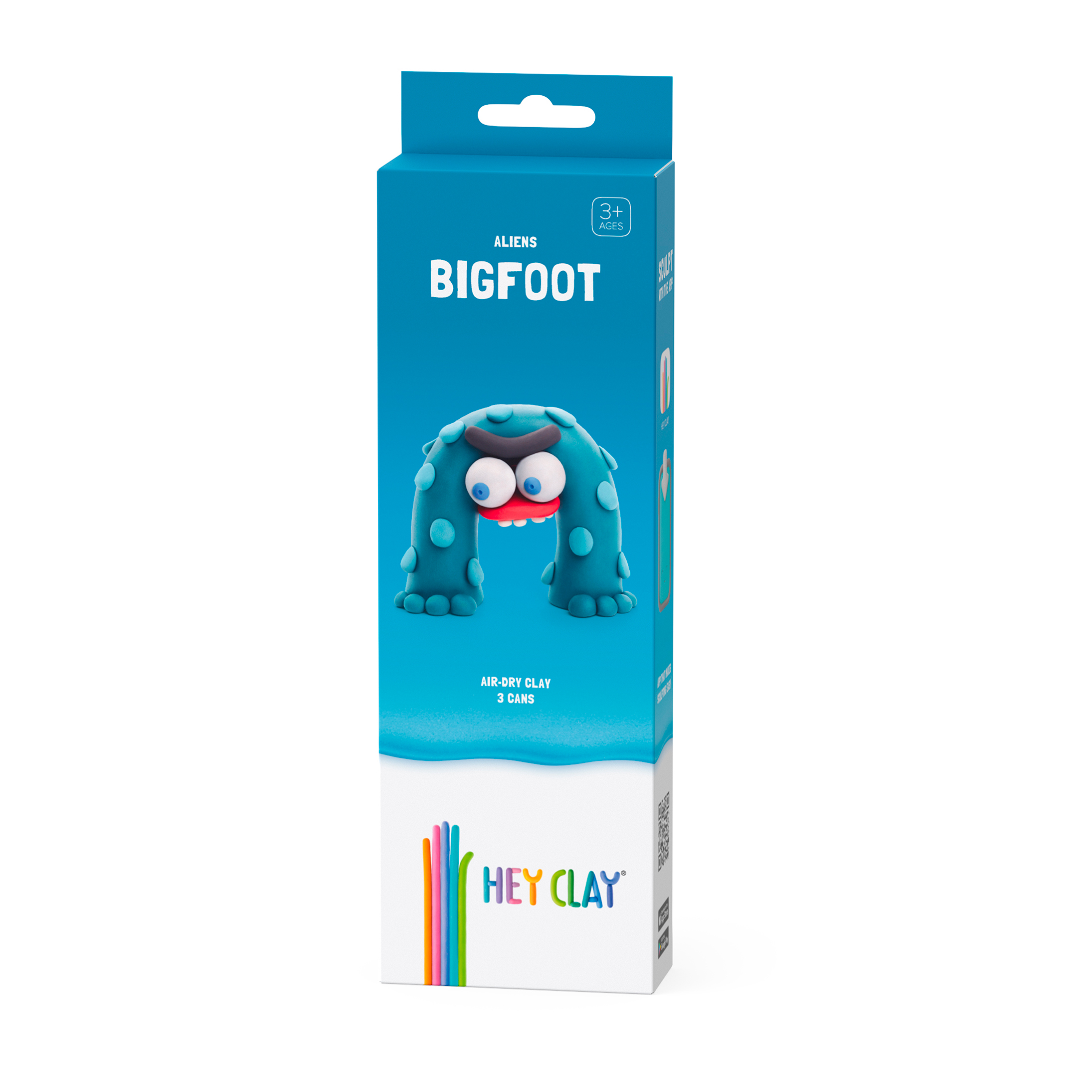 Hey Clay Aliens Bigfoot 3-can - - Fat Brain Toys