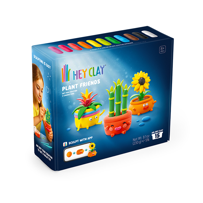 Hey Clay Plant Friends - Best Arts & Crafts for Ages 8 to 12