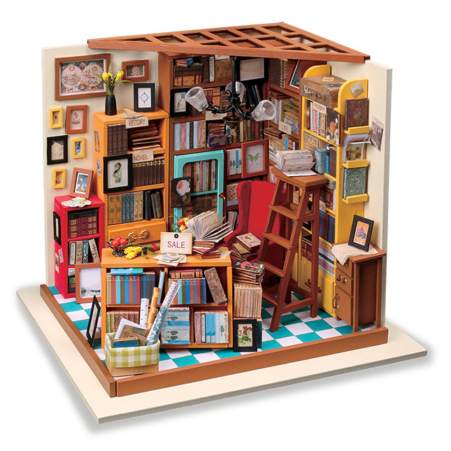 Making a miniature library 