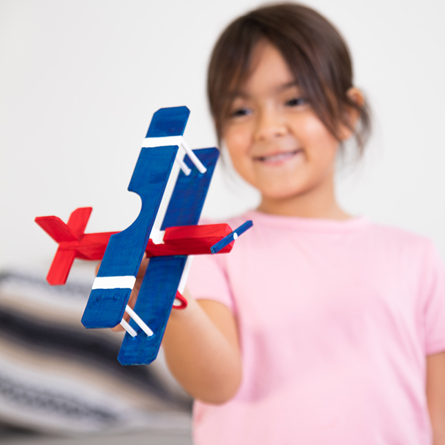 Surprise Ride - Make a Model Plane Activity Kit - - Fat Brain Toys