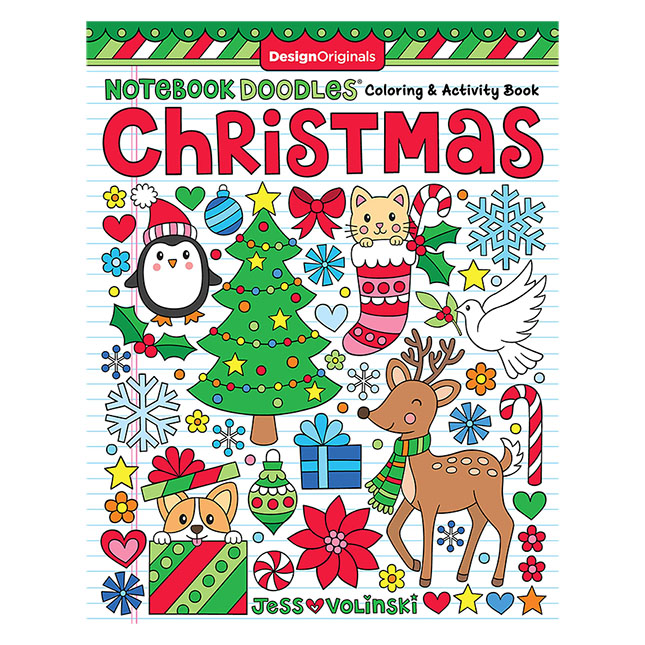 Notebook Doodles Christmas - Coloring & Activity Book