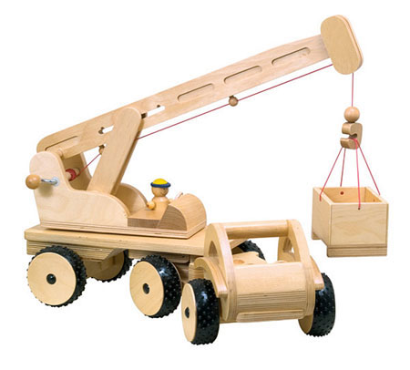 Big Rigs Crane - - Fat Brain Toys