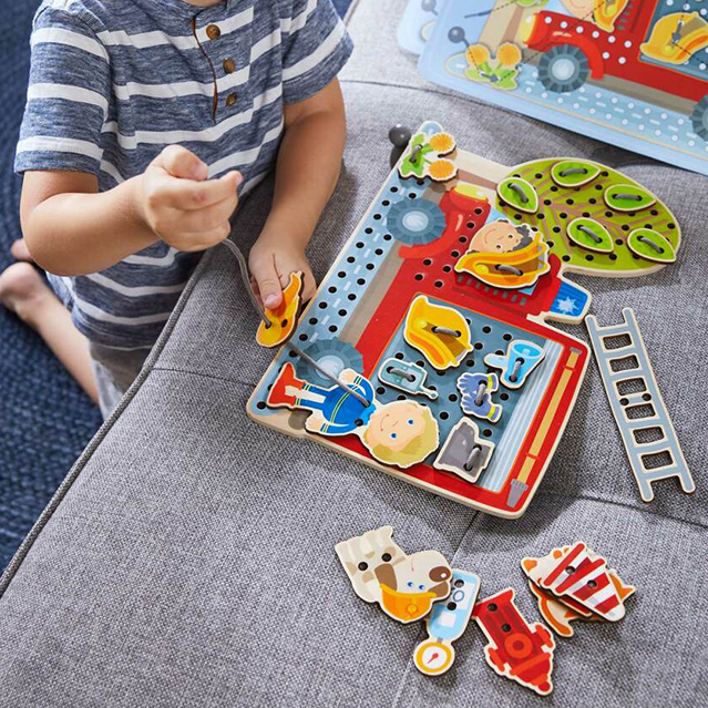 Threading Game In Action - - Fat Brain Toys