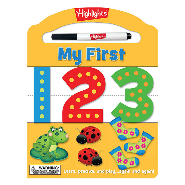 Highlights My First 123 Write-On Wipe-Off Board Book