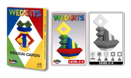 76 Piece Wedgits Building Set + 87 2024 cards + Books and Poster