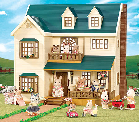 calico critters deluxe village house for sale