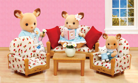 Calico Critters Comfy Living Room Set