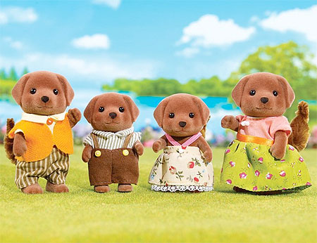 calico critters chocolate lab