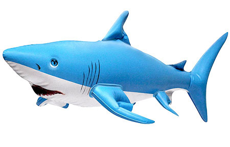 Inflatable Shark 24 inch - - Fat Brain Toys