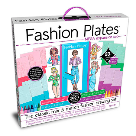 Fashion Plates Deluxe Mix & Match Fashion Drawing Kit