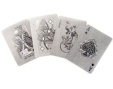 Silver Playing Cards - - Fat Brain Toys