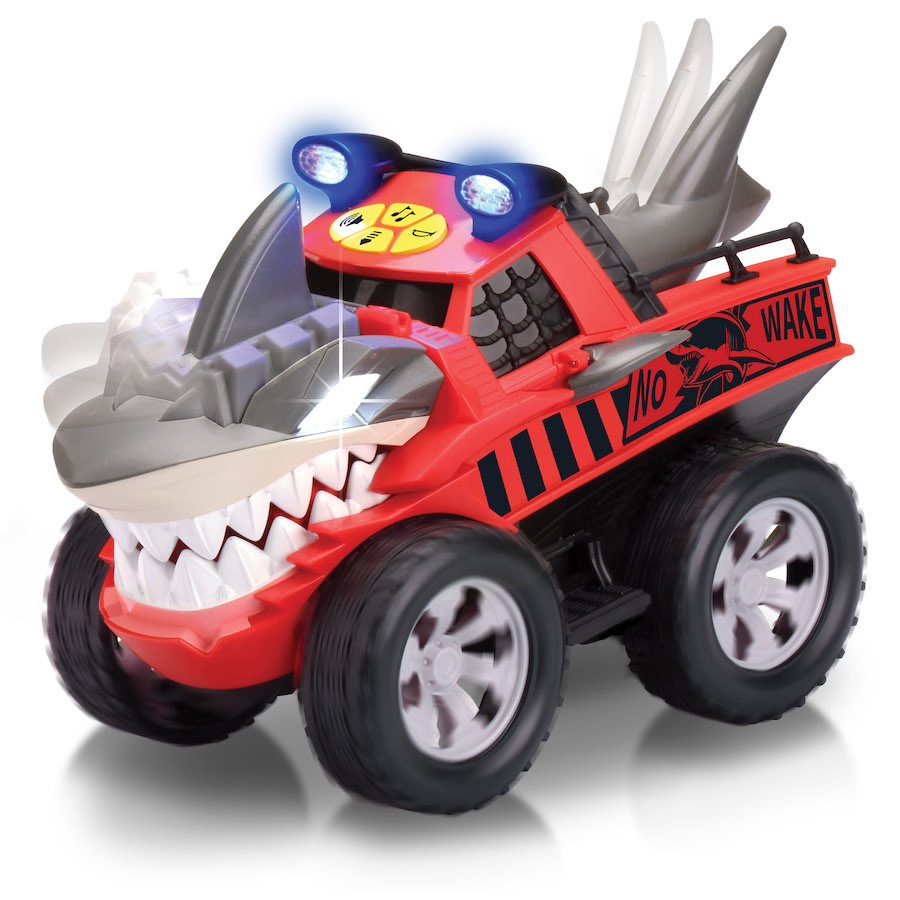 red shark toy