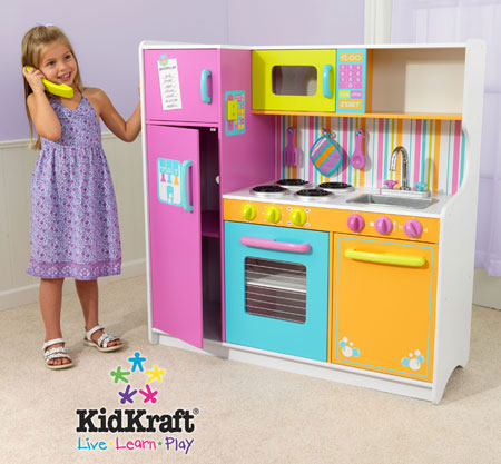 & Toys KidKraft - Big Brain Fat - Deluxe Bright Kitchen