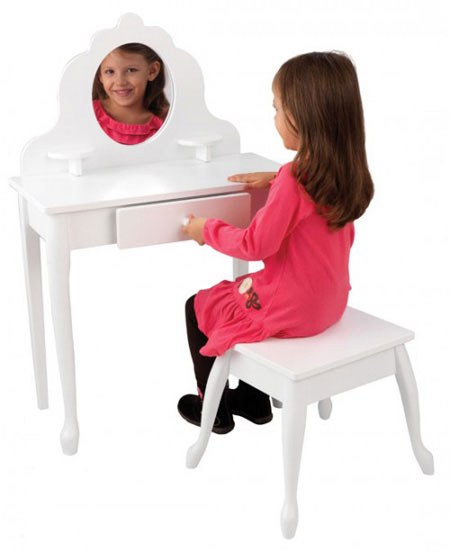 kidkraft white vanity