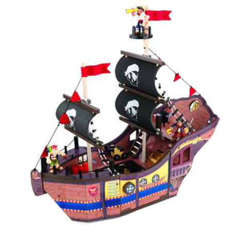 Fun Explorers Pirate Ship Play Set - - Fat Brain Toys