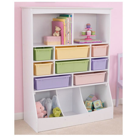 Kidkraft wall clearance storage unit white