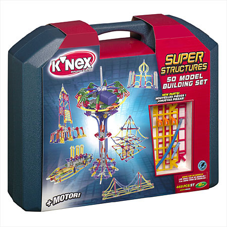 K'NEX Super Structures 50 Model Building Set - - Fat Brain Toys